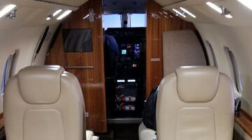 2012 Learjet 60XR Int 03 N824LM